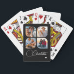 Jeu De Cartes Design Your Own 4 Photo Personalized Name<br><div class="desc">Unleash your creativity with our Design Your Own 4 Photo Personalized Name Poker Cards! These custom playing cards allow you to upload and showcase four of your favorite photos, making game night even more special and memorable. Perfect for poker enthusiasts, family gatherings, or as a unique gift for any occasion,...</div>