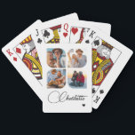 Jeu De Cartes Design Your Own 4 Photo Personalized Name<br><div class="desc">Unleash your creativity with our Design Your Own 4 Photo Personalized Name Poker Cards! These custom playing cards allow you to upload and showcase four of your favorite photos, making game night even more special and memorable. Perfect for poker enthusiasts, family gatherings, or as a unique gift for any occasion,...</div>