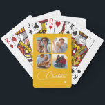 Jeu De Cartes Design Your Own 4 Photo Personalized Name<br><div class="desc">Unleash your creativity with our Design Your Own 4 Photo Personalized Name Poker Cards! These custom playing cards allow you to upload and showcase four of your favorite photos, making game night even more special and memorable. Perfect for poker enthusiasts, family gatherings, or as a unique gift for any occasion,...</div>