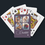 Jeu De Cartes Design Your Own 4 Photo Personalized Name<br><div class="desc">Unleash your creativity with our Design Your Own 4 Photo Personalized Name Poker Cards! These custom playing cards allow you to upload and showcase four of your favorite photos, making game night even more special and memorable. Perfect for poker enthusiasts, family gatherings, or as a unique gift for any occasion,...</div>