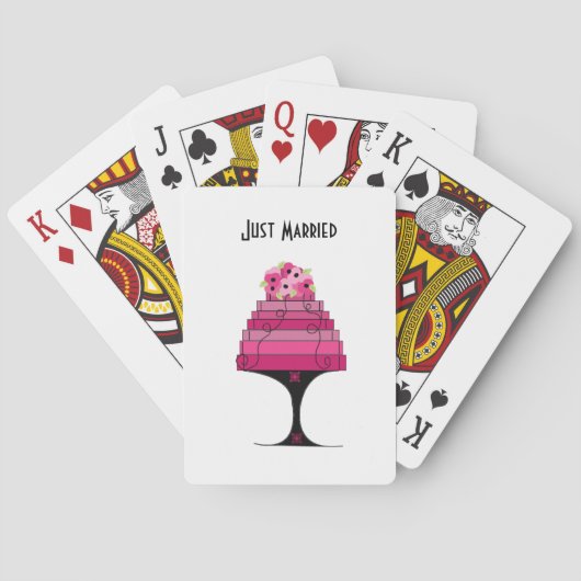 Jeu De Cartes Designer Wedding Cake (dos)