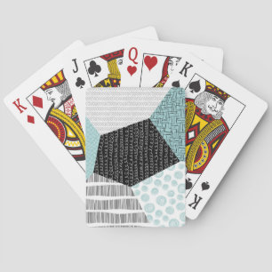 Jeu De Cartes Dessin Abstrait à main levée : Arrière - plan arti