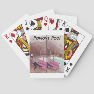 Jeu De Cartes Dessin amusant de la piscine de Pavlov