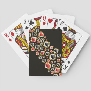 Jeu De Cartes Dessin Cœurs, Trèfles, Carreaux et Piques