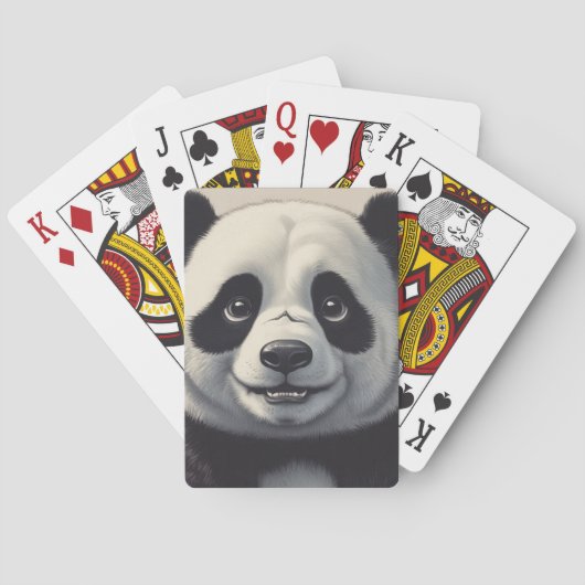 Jeu De Cartes Dessin de Panda (dos)