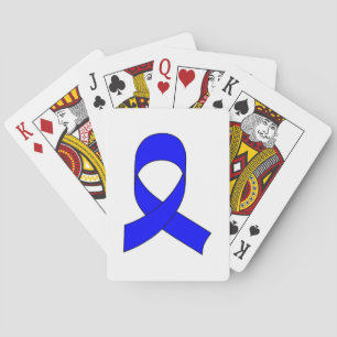 Jeu De Cartes Dessin de ruban bleu