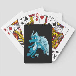 Jeu De Cartes Dessin du Dragon Bleu