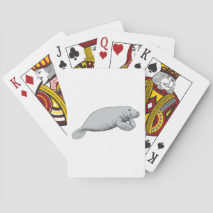 Jeu De Cartes Dessin Vintage de Lamantin