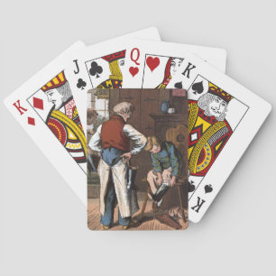 Jeu De Cartes Dessin vintage : Le cordonnier