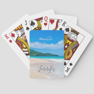 Jeu De Cartes Destination tropicale Plage Pittoresque Photo