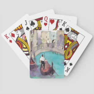 Jeu De Cartes Destinations   Aquarelle Venise Gondola Ride
