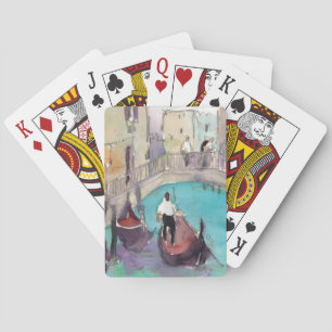 Jeu De Cartes Destinations   Aquarelle Venise Gondola Ride