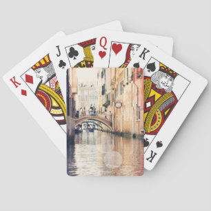 Jeu De Cartes Destinations   Venice Gondolas Photographie