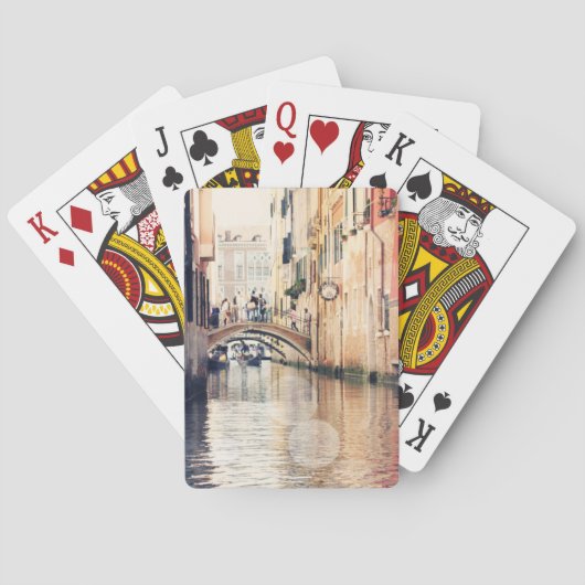 Jeu De Cartes Destinations | Venice Gondolas Photographie (dos)