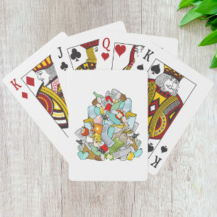 Jeu De Cartes Détritus Tas Sale Ordures Recyclage Déchets
