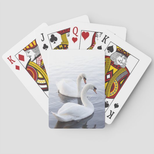 Jeu De Cartes Deux bains nager sur le lac Tranquil (dos)