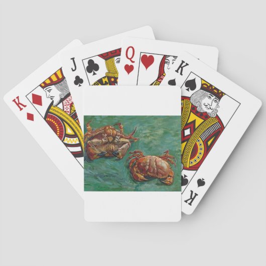 Jeu De Cartes Deux crabes par Vincent van Gogh (dos)