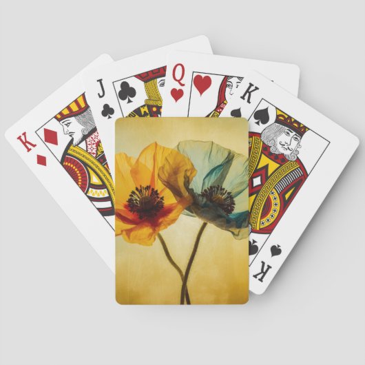 Jeu De Cartes Deux fleurs (dos)