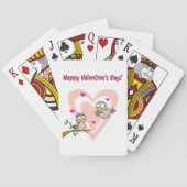 Jeu De Cartes Deux oiseaux amoureux (dos)