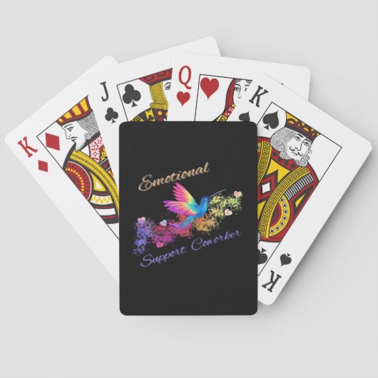 Jeu De Cartes Devis de collaborateur d'aide émotionnelle (dos)