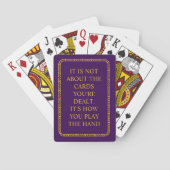 Jeu De Cartes Devis Inspiration Personnalisé (dos)