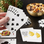 Jeu De Cartes Devis jaune citron amusant (In Situ)