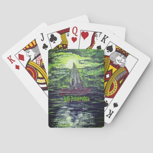 Jeu De Cartes DG Peintures Clair de Lune Voile (dos)