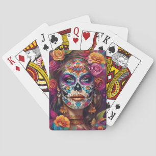 Jeu De Cartes Dia de los Muertos Sugar Skull Beauté