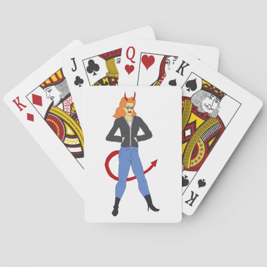 Jeu De Cartes diable fille (dos)