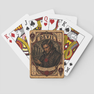 Jeu De Cartes Diable, Monstres de Cirque Vintage