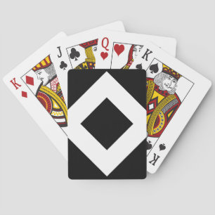 Jeu De Cartes Diamant noir, Bordure en blanc gras