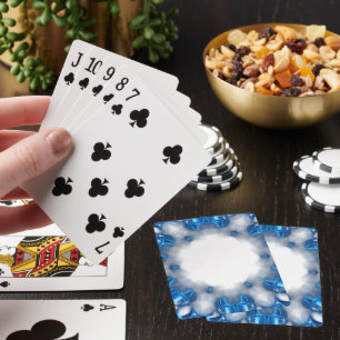Jeu De Cartes Diamants bleus