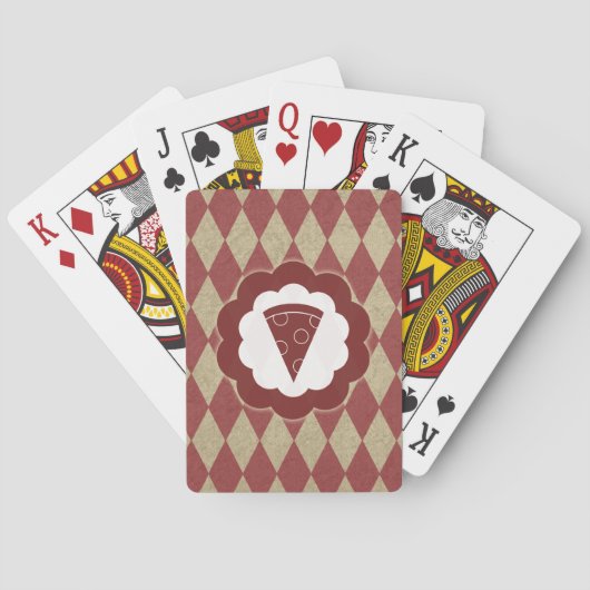 Jeu De Cartes diamants de la pizza (dos)