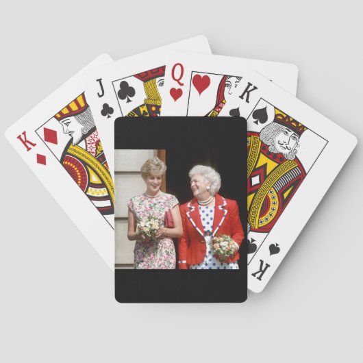 Jeu De Cartes Diana-Barbara Bush (dos)