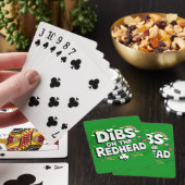 Jeu De Cartes Dibs On The Redhead Funny St Patrick's Day (In Situ)