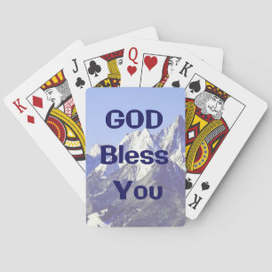Jeu De Cartes Dieu béni Tu joues aux cartes