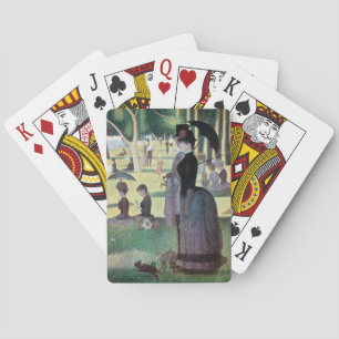 Jeu De Cartes Dimanche après-midi à l'Île de la Grande Jatte de 