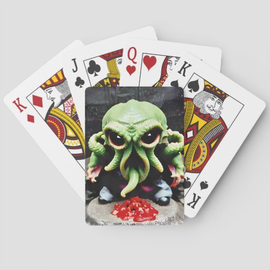 Jeu De Cartes Dîner avec Cthulhu (dos)