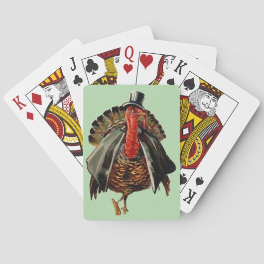 JEU DE CARTES DÎNER DE THANKSGIVING (dos)
