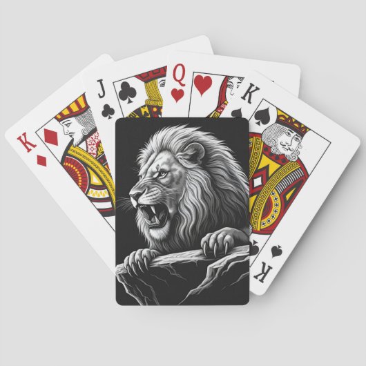 Jeu De Cartes Dingue Lion jouer aux cartes (dos)