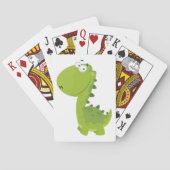 Jeu De Cartes Dino Vert Sourire (dos)