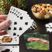 Jeu De Cartes Dinosaure dans la forêt. (In Situ)