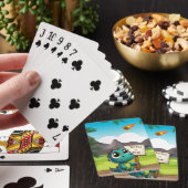 Jeu De Cartes dinosaure mignon et drôle (In Situ)
