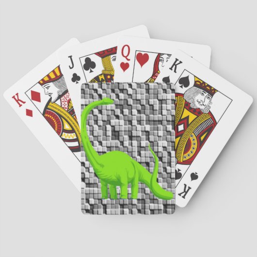 Jeu De Cartes Dinosaure Playing Card Deck (dos)