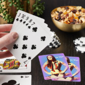 Jeu De Cartes dire quelle fille bikini joue aux cartes (In Situ)
