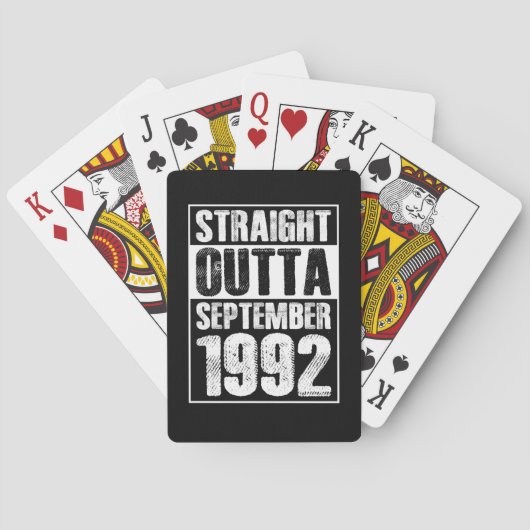 Jeu De Cartes Direct Outta 1992 29e anniversaire (dos)