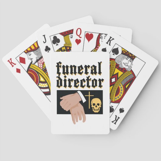 Jeu De Cartes Directeur des funérailles (dos)
