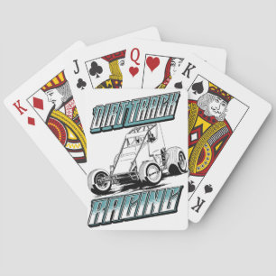 Jeu De Cartes Dirt Track Racing-Sprint Voiture Jouer Cartes
