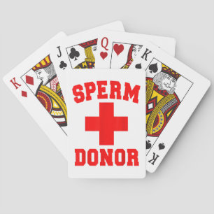 JEU DE CARTES DISTRIBUTEUR DE DON DE SPERME DE FIERTE COSTUME DR