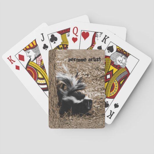 Jeu De Cartes Distributeur de parfums unique "amical" skunk (dos)
